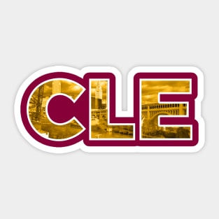 Cleveland Cavaliers Skyline Sticker